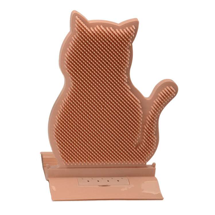 Cat Rubbing Hair Removal Device Tickle Massage Brush - Minihomy