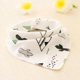 Baby Bibs Waterproof Triangle Cotton Cartoon Child Baberos Bandana Bibs