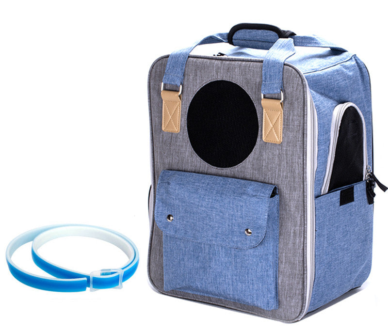 Outdoor Portable Summer Breathable Large-capacity Canvas Backpack Space Capsule - Minihomy