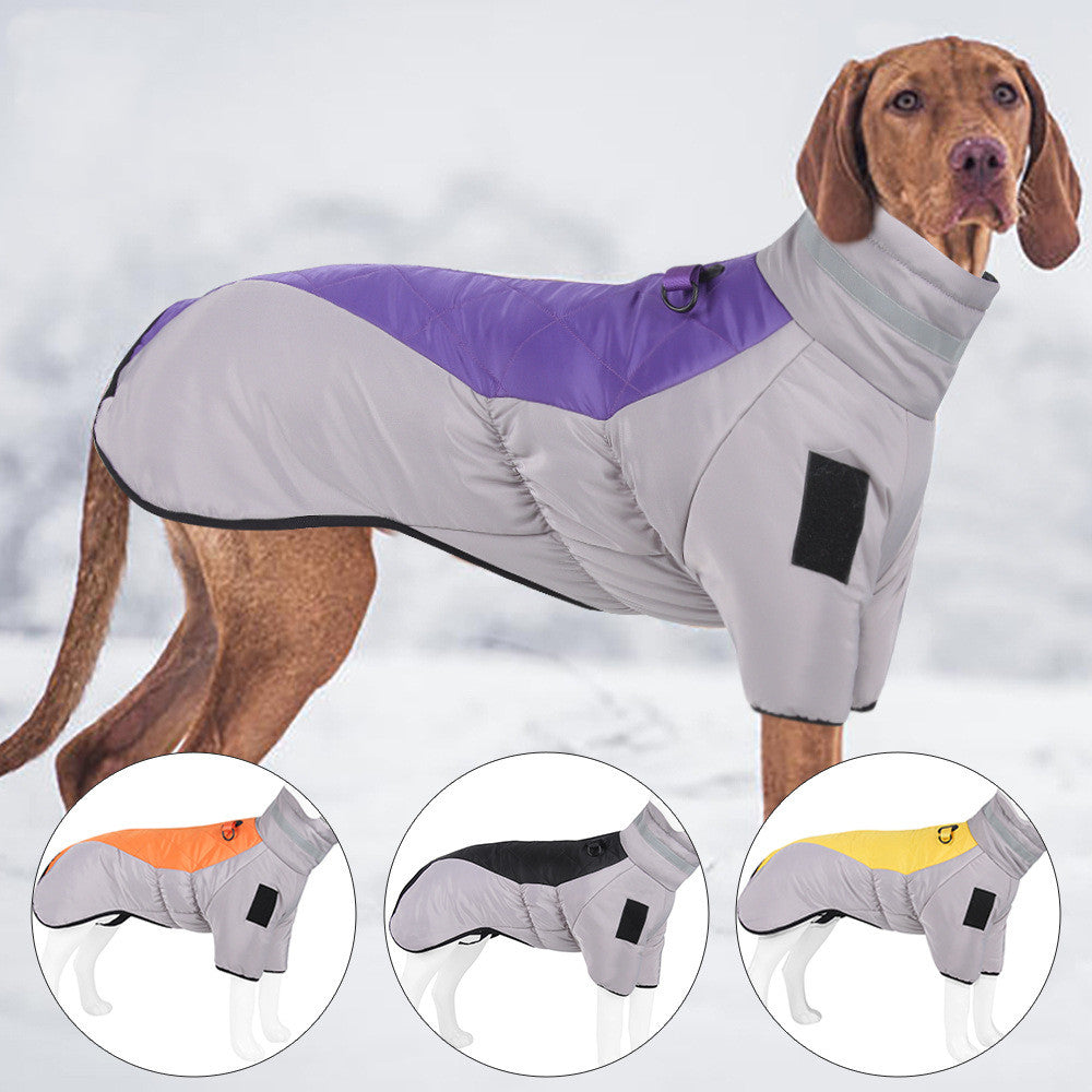 Pet Dog Clothes Thickened With Reflective Warmth Pet Supplies