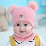 Children Baby Autumn Winter Girls wool Hat For Kids Toddler - Minihomy