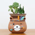 Indian Style Wall Mounted Plant Pot Wall Hanging Succulent Pots Cartoon Animal Shape Resin Indoor Flower Pots for Home Decor - Minihomy