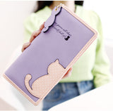 High Quality Cat Cartoon Creative Female Card Holder women's wallet