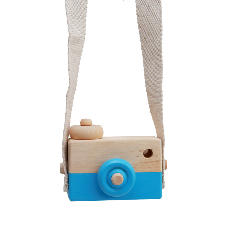 Cute Wooden Camera Toys Baby Kid Hanging Photography Prop Decoration Educational Outdoor Activity Toy Children's Day Happy Gift