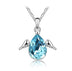 Little Angel - Korean Crystal Necklace Short Pendant