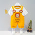 Children's Clothing Baby Summer Cartoon Short-sleeved Overalls - Minihomy