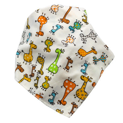 Baby Bibs Waterproof Triangle Cotton Cartoon Child Baberos Bandana Bibs