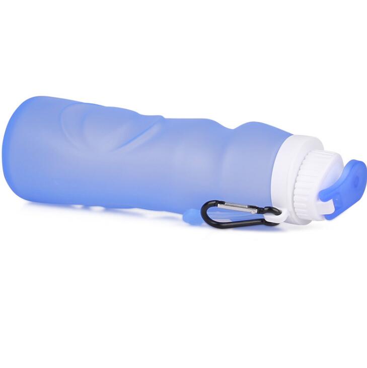 Multifunctional Silicone Sports Folding Water Bottle - Minihomy