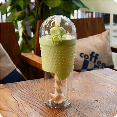 Kids Plastic Water bottles Protein Shaker Blender Bottles - Minihomy