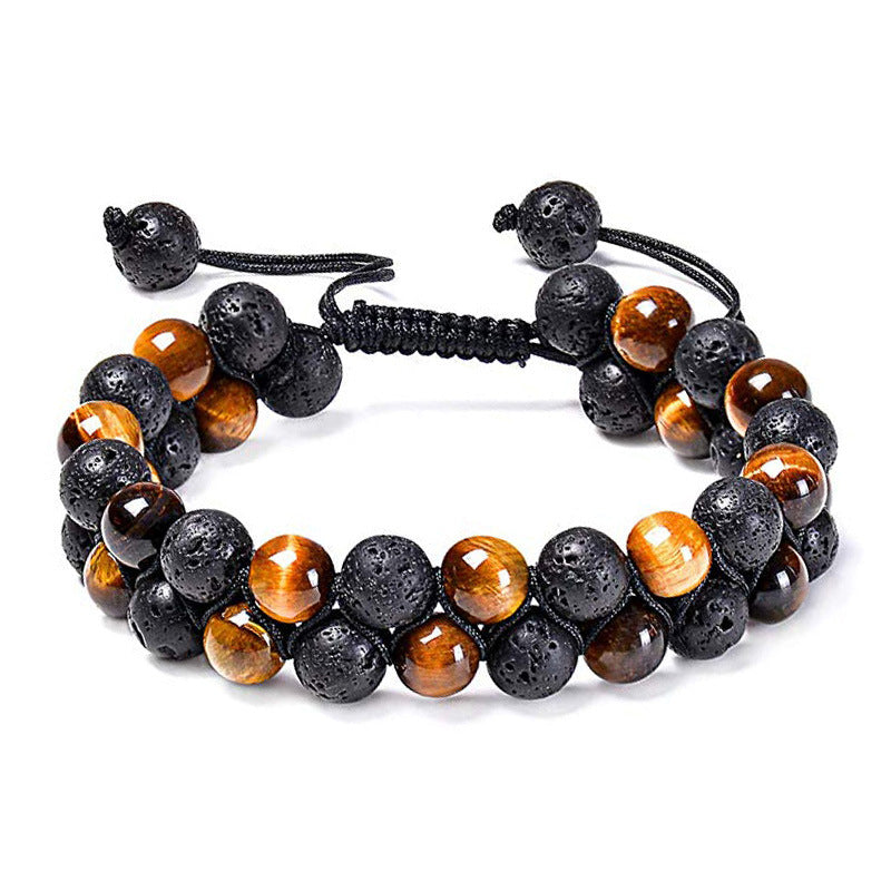 Tiger eye couple bracelets