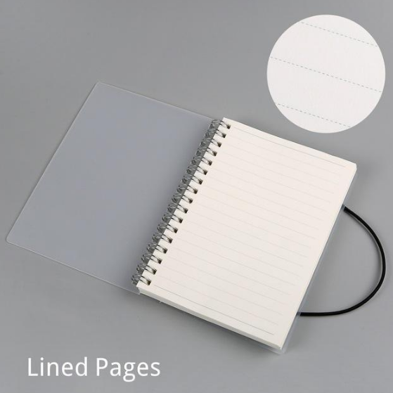 Plastic Cover Bound Spiral Coil Notebook - Minihomy