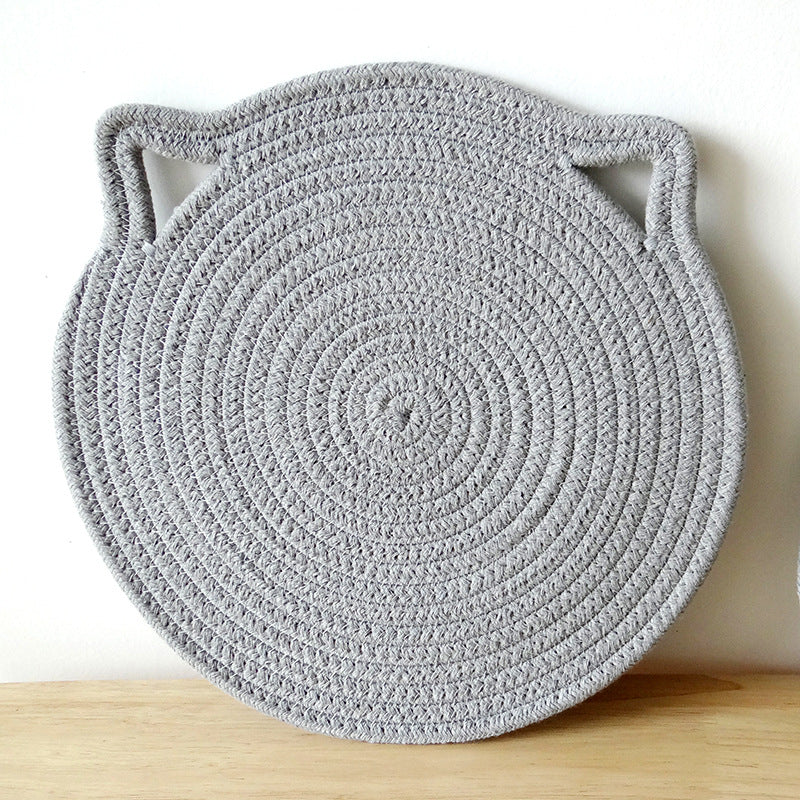 Hanging table mat with cat ears Kitchen accessories - Minihomy