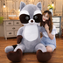 Big civet cat plush toy doll