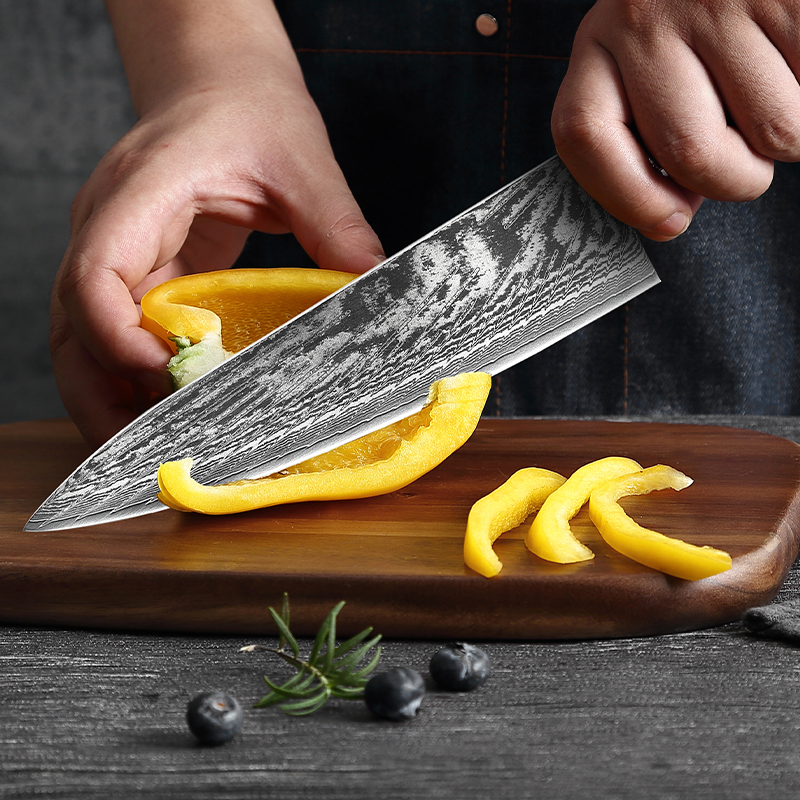 Japanese Damascus Household Chef's Knife