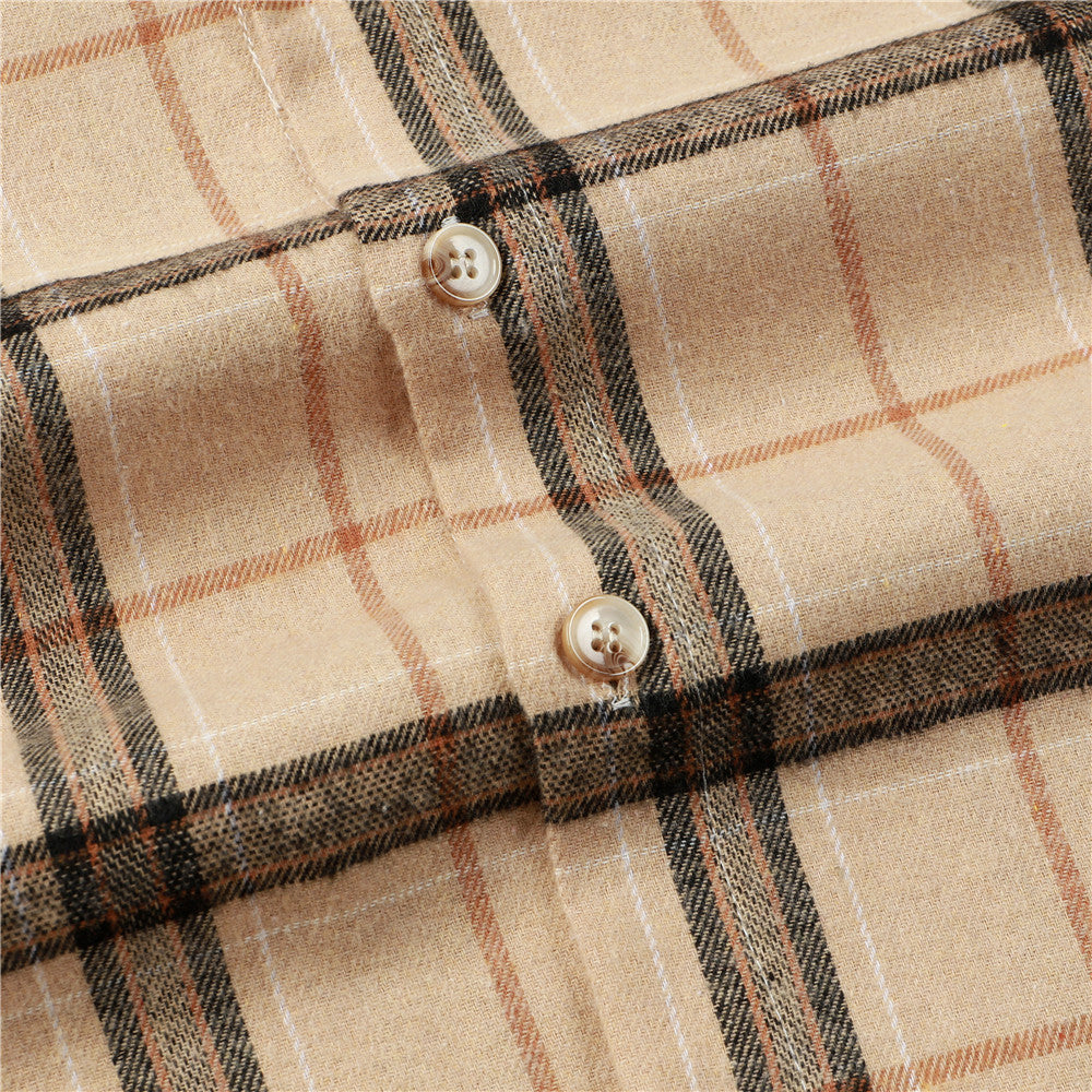 Casual Plaid Shirt For Men - Minihomy