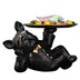 Bulldog Dog Storage Snacks Key Light Luxury Candy Plate Fruit Plate Nordic Fruit Plate Entrance Place Decoration Tray