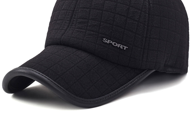 Men's Winter Ear Protection Thickened Warm Baseball Cap