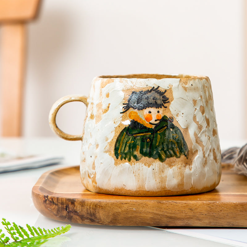 Creative Handmade Ceramic Retro Coffee Cup - Minihomy