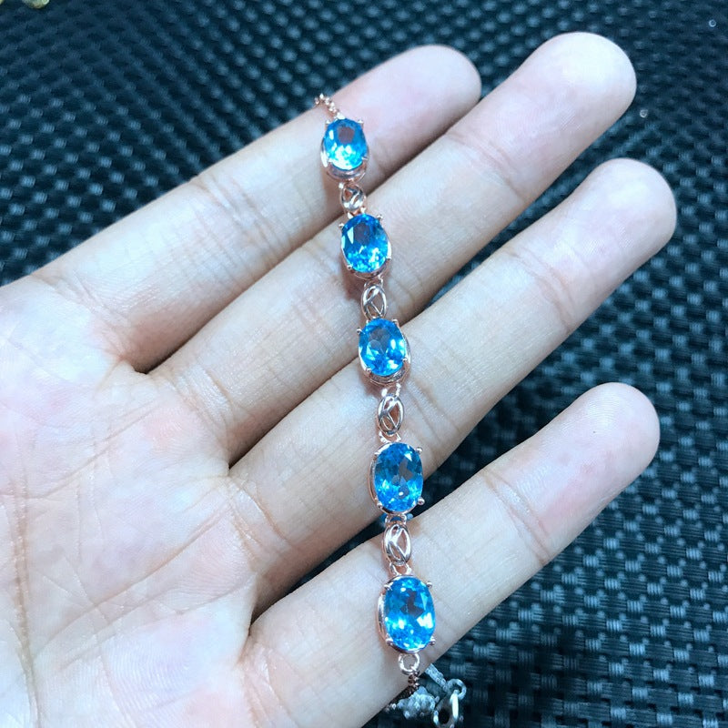 Natural topaz bracelet - Minihomy