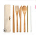 Portable Bamboo Tableware 6-Piece Set - Minihomy