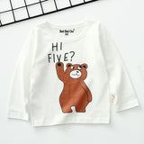 Cartoon children's long sleeve t-shirt bottoming shirt - Minihomy