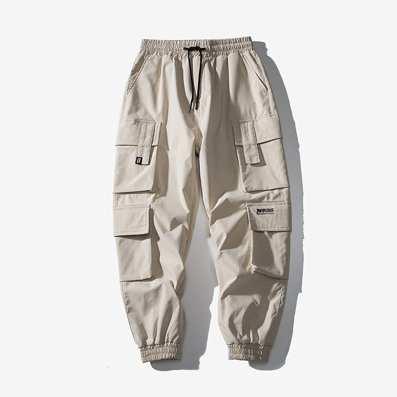 Spring functional wind boys hip hop harem pants