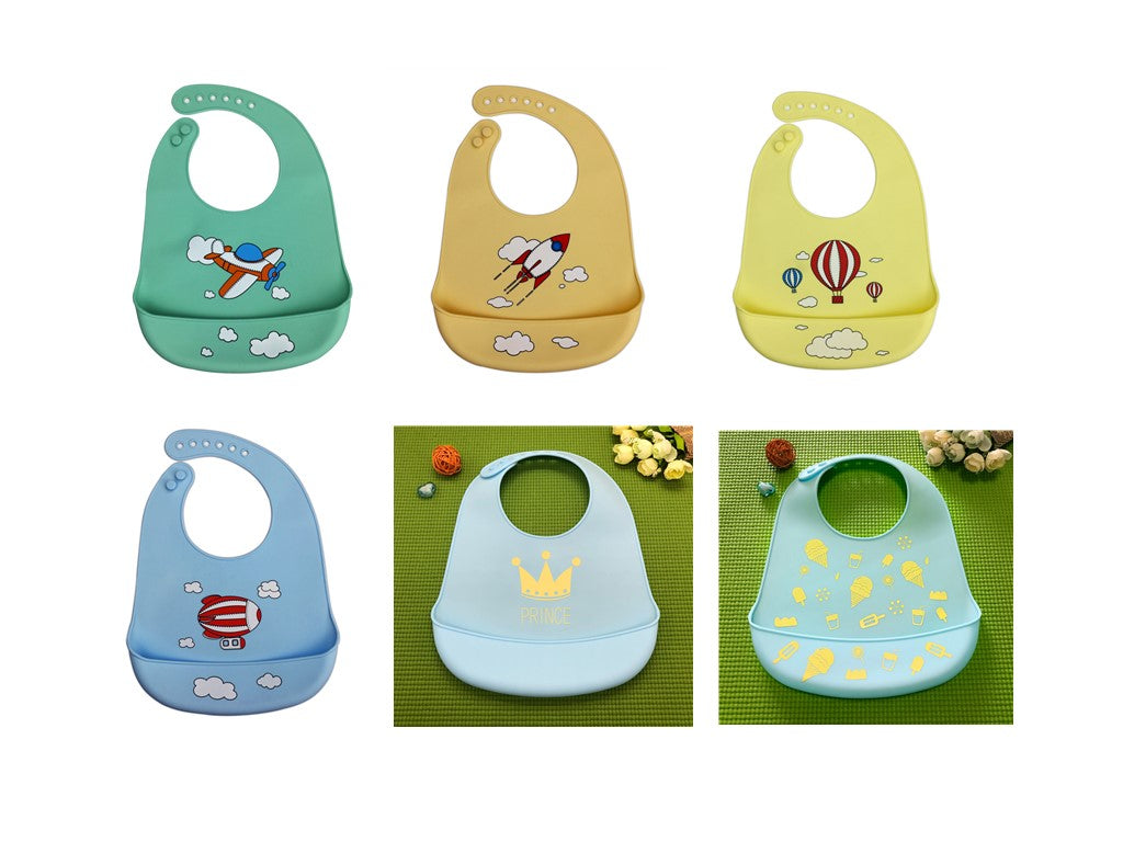 Baby Silicone Bib Three-dimensional Rice Bowl