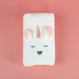 Coral Fleece Cute Cartoon Children Face Towel - Minihomy