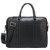 Men's leather portable briefcase file package - Minihomy