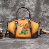 Hand-rubbed Three-dimensional Relief Retro Female Bag - Minihomy