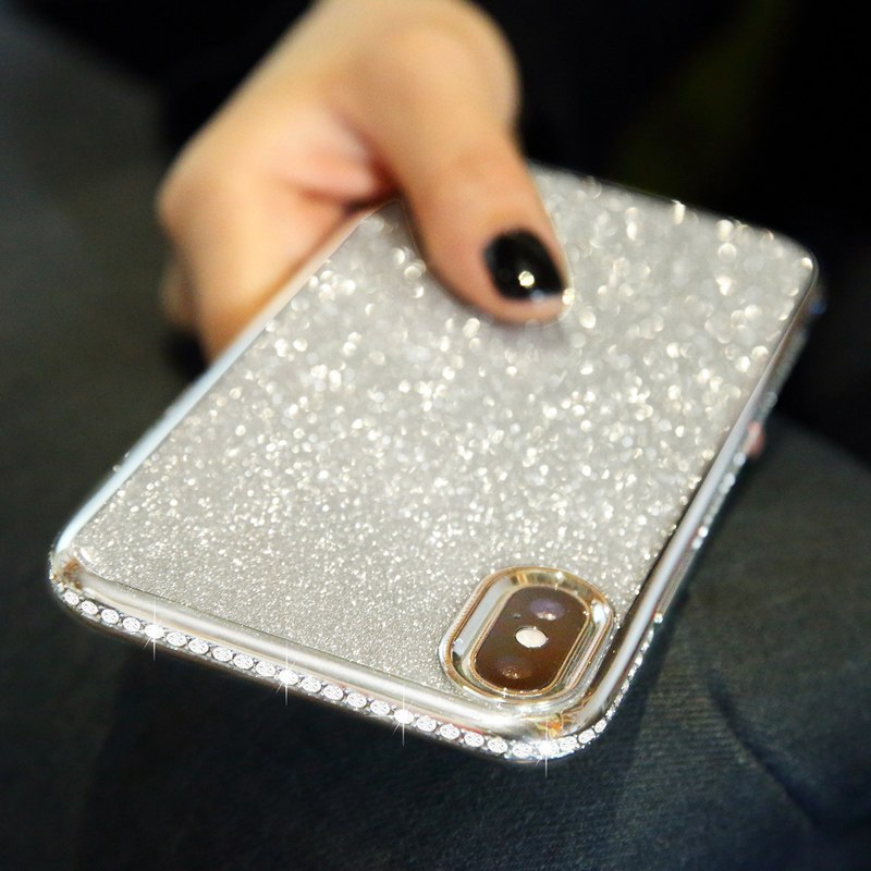 Diamond case for mobile phone