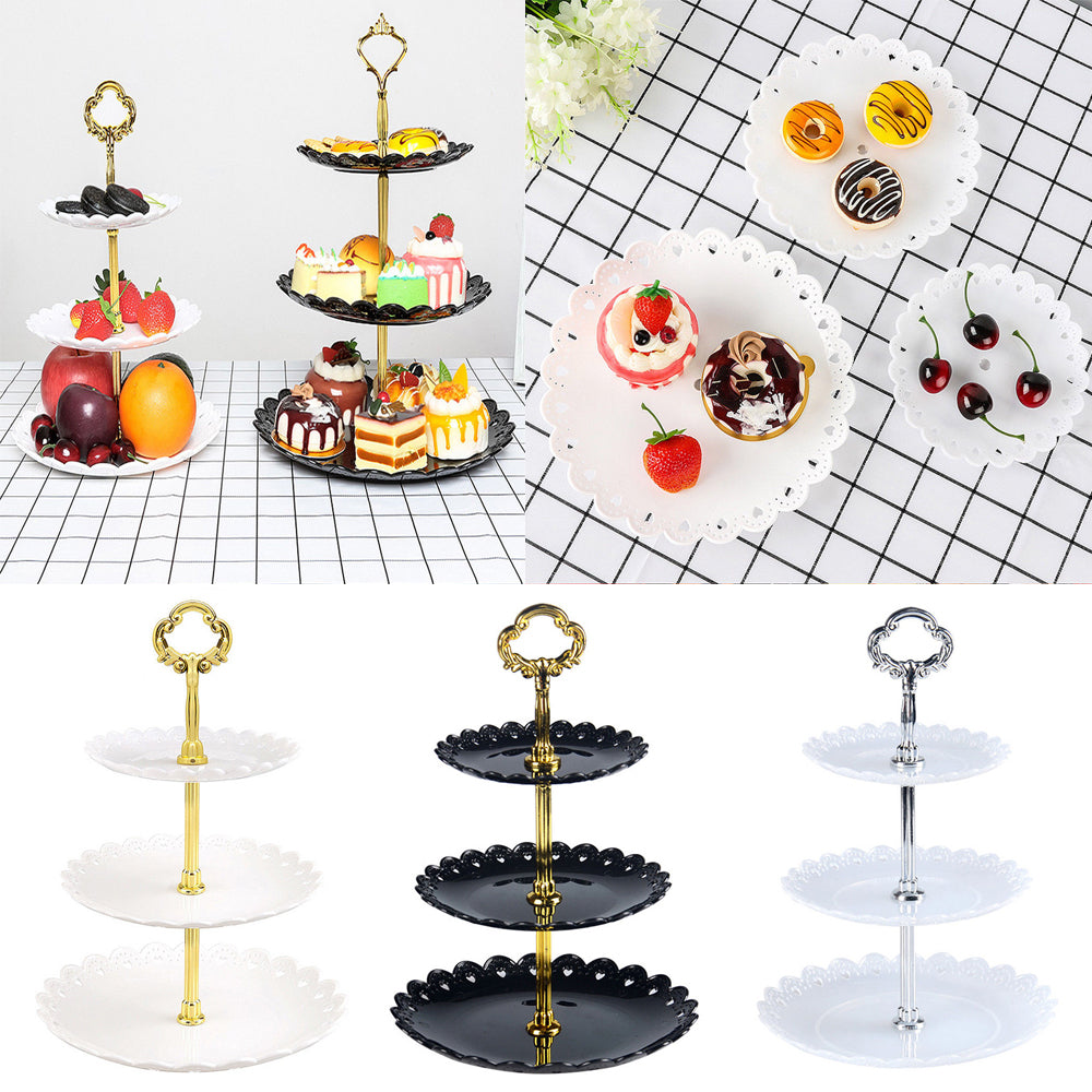 3-layer cake stand snack tray decoration tool - Minihomy