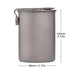 Camping Pot 900ML Pure Titanium Camping Pot - Minihomy