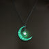 Glowing Pendant Necklaces Silver Plated Chain Necklaces - Minihomy