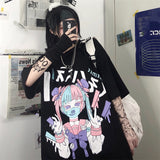 Anime loose T-shirt - Minihomy