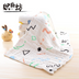 Cotton 6-layer washed gauze folds children's towel