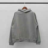 Classic Solid Color High Street Plus Fleece Hooded Sweater Men