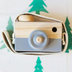 Cute Wooden Camera Toys Baby Kid Hanging Photography Prop Decoration Educational Outdoor Activity Toy Children's Day Happy Gift - Minihomy