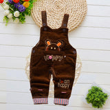 Infant Jeans Little Kids Cartoon Cute Suspenders Toldder Causal Trousers