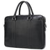 Men's leather portable briefcase file package - Minihomy