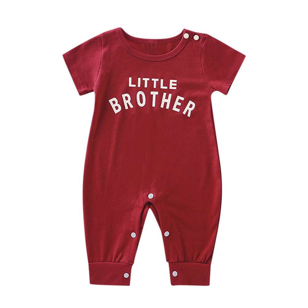 Male Alphabet Long Sleeved Romper Newborn Baby Jumpsuit - Minihomy