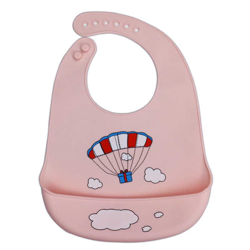 Baby Silicone Bib Three-dimensional Rice Bowl