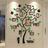 Family photo frame tree wall sticker - Minihomy