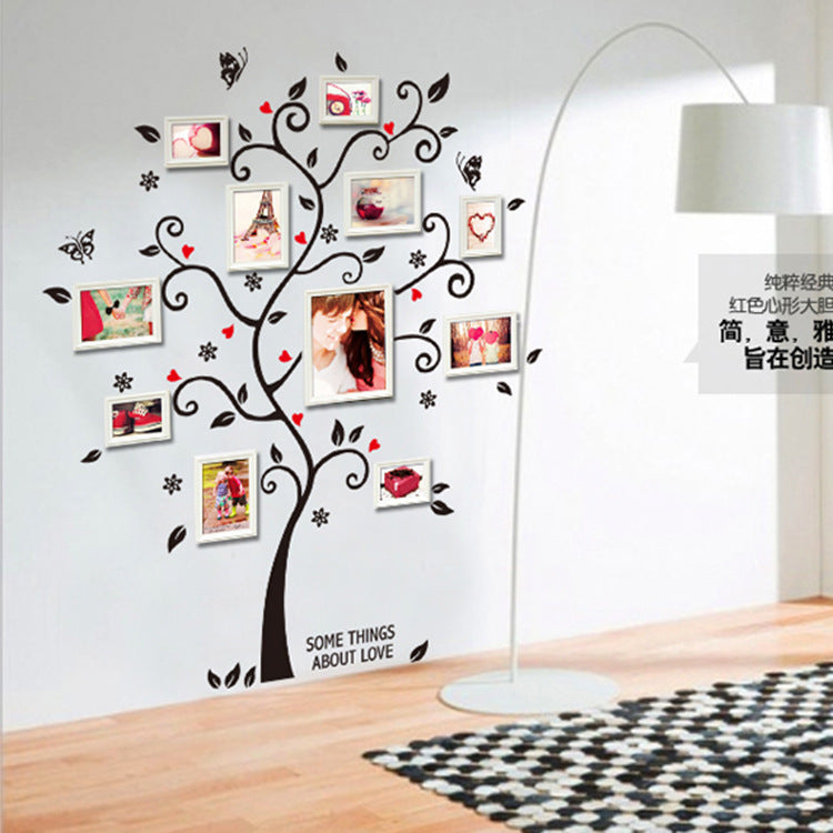 DIY Family Photo Frame Tree Wall Stickers Home Decor - Minihomy