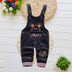 Infant Jeans Little Kids Cartoon Cute Suspenders Toldder Causal Trousers - Minihomy