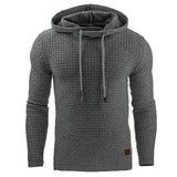 Men's Jacquard Sweater Long-sleeved Hoodie Warm Color Hooded Sweatshirt