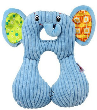 Neck pillow for children cartoon animal U-shaped neck pillow Baby car seat cushion pillow