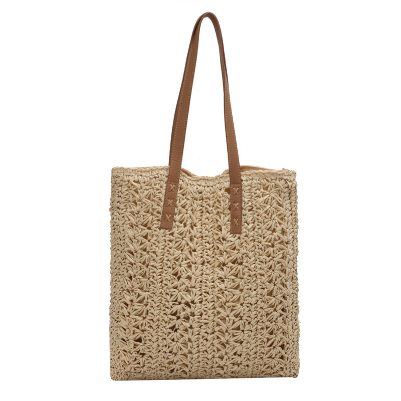 Forest Woven Large Capacity Tote Bag - Minihomy