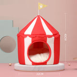 Winter Warm Cat Bed Dog Sleeping Mats Kitten House For Small Medium Cheap Pets Indoor Collapsible Cute Kennel Pet Nest Cat Tent