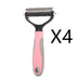 Stainless Double-sided Pet Brush Hair Removal Comb Grooming Dematting - Minihomy